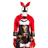 Amber Genshin Impact Cosplay Costume Jumpsuit Outfits Halloween Carnival Suit