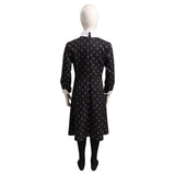 Kids Children  Wednesday Addams Cosplay Costume Dress Outfits Halloween Carnival Suit