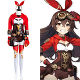 Amber Genshin Impact Cosplay Costume Jumpsuit Outfits Halloween Carnival Suit