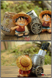 One Piece Monkey D Luffy Pen Container Pencil Vase