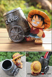 One Piece Monkey D Luffy Pen Container Pencil Vase