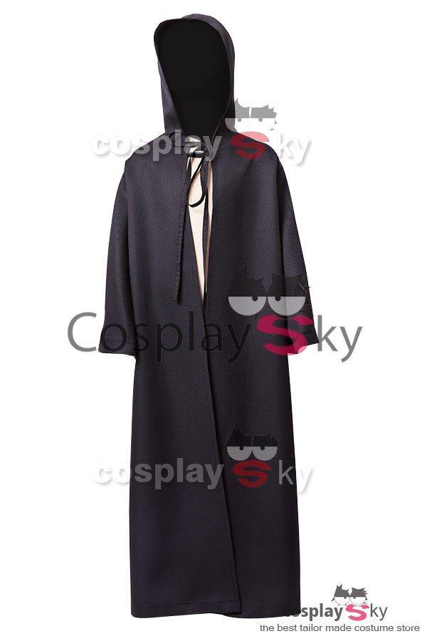 Anakin Skywalker Black Cloak Cosplay Costume Child Version