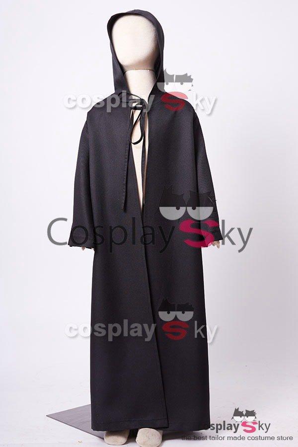 Anakin Skywalker Black Cloak Cosplay Costume Child Version