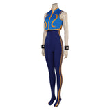 Street Fighter Chun-Li Jumpsuit Cosplay Costume Outfits Halloween Carnival Suit