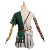 The Legend of Zelda: Tears of the Kingdom Link Green Cosplay Costume Outfits Halloween Carnival Suit