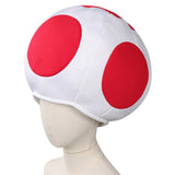 The Super Mario Bro.Toad Kinopio Cosplay Hat Cap Fantasia Halloween Carnival Party Costume Accessories