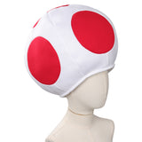 The Super Mario Bro.Toad Kinopio Cosplay Hat Cap Fantasia Halloween Carnival Party Costume Accessories