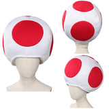 The Super Mario Bro.Toad Kinopio Cosplay Hat Cap Fantasia Halloween Carnival Party Costume Accessories