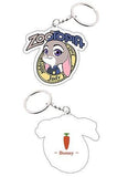 Zootopia Rabbit Judy Keychain Cosplay Accessories